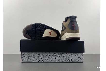 Jordan Scott AJ4-882335 x 4 Air Travis Retro Brown 1001